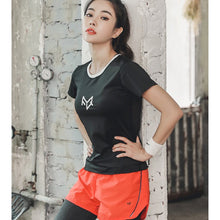 Load image into Gallery viewer, áo thun thể thao thời trang hàn quốc tập gym yoga và các môn thể thao QS09