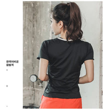 Load image into Gallery viewer, áo thun thể thao thời trang hàn quốc tập gym yoga và các môn thể thao QS09