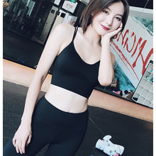 Load image into Gallery viewer, Áo Bra lót ngực thể thao nữ cao cấp tập gym yoga phong cách hàn quốc QS002